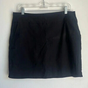 Greg Norman Golf Skort Black Womens Size 10 Stretch